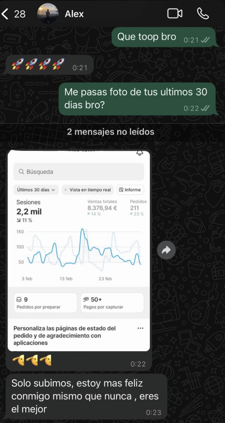 Resultado real de alumno 6