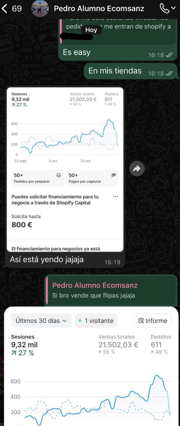 Resultado real de alumno 9